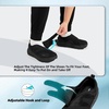 image:imageOrthoComfoot Mens Orthopedic Diabetic Wide Toe Box Shoes Adjustable Arch Support Plantar Fasciitis SlipOn Loafers Comfortable Walking Houes Shoes for Swollen Feet amp Heel Pain ReliefK1black