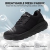 image:imageOrthoComfoot Mens Orthopedic Diabetic Wide Walking Shoes Comfortable Arch Support Plantar Fasciitis Fashion Sneakers Casual Hammer Toes Swollen Tennis Sports Shoes for Heel and Foot Pain ReliefK1black
