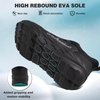 image:imageOrthoComfoot Mens Orthopedic Diabetic Wide Walking Shoes Comfortable Arch Support Plantar Fasciitis Fashion Sneakers Casual Hammer Toes Swollen Tennis Sports Shoes for Heel and Foot Pain ReliefK1black1