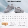 image:imageOrthoComfoot Mens Orthopedic Diabetic Wide Walking Shoes Comfortable Arch Support Plantar Fasciitis Fashion Sneakers Casual Hammer Toes Swollen Tennis Sports Shoes for Heel and Foot Pain ReliefK2gray