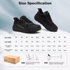 image:imageOrthoComfoot Mens Orthopedic Diabetic Wide Walking Shoes Comfortable Arch Support Plantar Fasciitis Fashion Sneakers Casual Hammer Toes Swollen Tennis Sports Shoes for Heel and Foot Pain ReliefK1black1