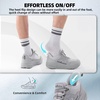 image:imageOrthoComfoot Mens Orthopedic Diabetic Wide Walking Shoes Comfortable Arch Support Plantar Fasciitis Fashion Sneakers Casual Hammer Toes Swollen Tennis Sports Shoes for Heel and Foot Pain ReliefK2gray