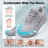 image:imageOrthoComfoot Mens Orthopedic Diabetic Wide Walking Shoes Comfortable Arch Support Plantar Fasciitis Fashion Sneakers Casual Hammer Toes Swollen Tennis Sports Shoes for Heel and Foot Pain ReliefK2gray