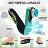 image:imageOrthoComfoot Mens Orthopedic Diabetic Wide Walking Shoes Comfortable Arch Support Plantar Fasciitis Heel Spur Laofers Casual House Hammer Toes Swollen Slip On Loafers for Foot and Heel Pain ReliefK1black