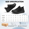 image:imageOrthoComfoot Mens Orthopedic Diabetic Wide Walking Shoes Comfortable Arch Support Plantar Fasciitis Heel Spur Sport Shoes Orthotics Casual Fashion Sneakers for Foot and Heel Pain ReliefK1black