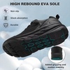 image:imageOrthoComfoot Mens Orthopedic Diabetic Wide Walking Shoes Comfortable Arch Support Plantar Fasciitis Heel Spur Sport Shoes Orthotics Casual Fashion Sneakers for Foot and Heel Pain ReliefK1black