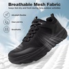 image:imageOrthoComfoot Mens Orthopedic Diabetic Wide Walking Shoes Comfortable Arch Support Plantar Fasciitis Heel Spur Sport Shoes Orthotics Casual Fashion Sneakers for Foot and Heel Pain ReliefK1black