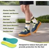 image:imageOrthoComfoot Mens Orthopedic Diabetic Wide Walking Shoes Comfortable Arch Support Plantar Fasciitis Sports Running Sneakers Casual Swollen Bunion Work Tennis Shoes for Foot and Heel Pain ReliefK3dark Blue