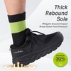 image:imageOrthoComfoot Mens Orthopedic Diabetic Wide Walking Shoes Comfortable Arch Support Plantar Fasciitis Sports Running Sneakers Casual Swollen Bunion Work Tennis Shoes for Foot and Heel Pain ReliefK1black