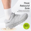 image:imageOrthoComfoot Mens Orthopedic Diabetic Wide Walking Shoes Comfortable Arch Support Plantar Fasciitis Sports Running Sneakers Casual Swollen Bunion Work Tennis Shoes for Foot and Heel Pain ReliefK2gray