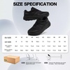 image:imageOrthoComfoot Mens Orthopedic Diabetic Wide Walking Shoes Comfortable Arch Support Plantar Fasciitis Sports Sneakers Casual Swollen Bunion Recovery Work Tennis Shoes for Foot and Heel Pain ReliefK1black