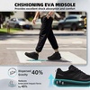 image:imageOrthoComfoot Mens Orthopedic Diabetic Wide Walking Shoes Comfortable Arch Support Plantar Fasciitis Sports Sneakers Casual Swollen Bunion Recovery Work Tennis Shoes for Foot and Heel Pain ReliefK1black