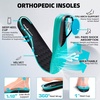 image:imageOrthoComfoot Mens Orthopedic Diabetic Wide Walking Shoes Comfortable Arch Support Plantar Fasciitis Sports Sneakers Casual Swollen Bunion Recovery Work Tennis Shoes for Foot and Heel Pain ReliefK1black