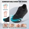 image:imageOrthoComfoot Mens Orthopedic Diabetic Wide Walking Shoes Comfortable Arch Support Plantar Fasciitis Sports Sneakers Casual Swollen Bunion Recovery Work Tennis Shoes for Foot and Heel Pain ReliefK1black