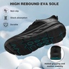 image:imageOrthoComfoot Mens Orthopedic Diabetic Wide Walking Shoes Comfortable Arch Support Sneakers for Plantar Fasciitis Flat Feet Neuropathy Foot Pain Relief Wide Toe Box for Casual Daily ComfortK1black