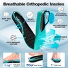 image:imageOrthoComfoot Mens Orthopedic Diabetic Wide Walking Shoes Comfortable Arch Support Sneakers for Plantar Fasciitis Flat Feet Neuropathy Foot Pain Relief Wide Toe Box for Casual Daily ComfortK1black