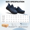image:imageOrthoComfoot Mens Orthopedic Diabetic Wide Walking Shoes Comfortable Arch Support Sneakers for Plantar Fasciitis Flat Feet Neuropathy Foot Pain Relief Wide Toe Box for Casual Daily ComfortK2dark Blue