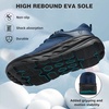image:imageOrthoComfoot Mens Orthopedic Diabetic Wide Walking Shoes Comfortable Arch Support Sneakers for Plantar Fasciitis Flat Feet Neuropathy Foot Pain Relief Wide Toe Box for Casual Daily ComfortK2dark Blue