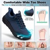 image:imageOrthoComfoot Mens Orthopedic Diabetic Wide Walking Shoes Comfortable Arch Support Sneakers for Plantar Fasciitis Flat Feet Neuropathy Foot Pain Relief Wide Toe Box for Casual Daily ComfortK2dark Blue