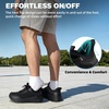 image:imageOrthoComfoot Mens Orthopedic Diabetic Wide Walking Shoes Comfortable Arch Support Sneakers for Plantar Fasciitis Flat Feet Neuropathy Foot Pain Relief Wide Toe Box for Casual Daily ComfortK1black