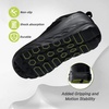 image:imageOrthoComfoot Mens Orthopedic Diabetic Wide Walking Shoes Comfortable Casual Arch Support Plantar Fasciitis Fashion Sneakers Work Tennis Orthotic High Arch Swollen Feet Shoes for Foot Heel PainK1black