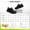 image:imageOrthoComfoot Mens Orthopedic Diabetic Wide Walking Shoes Comfortable Cushion Arch Support Plantar Fasciitis Sneakers Orthotic High Arch Swollen Feet Adjustable Work Shoes for Ankle and Heel PainK1black