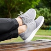 image:imageOrthoComfoot Mens Orthopedic Fashion Sneakers with Arch Support Comfortable Plantar Fasciitis Walking Shoes Casual Breathable Flat Feet Shoes for Foot and Heel Pain ReliefW3grey