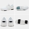 image:imageOrthoComfoot Mens Orthopedic Fashion Sneakers with Arch Support Comfortable Plantar Fasciitis Walking Shoes Casual Breathable Flat Feet Shoes for Foot and Heel Pain ReliefW5white