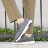image:imageOrthoComfoot Mens Orthopedic Fashion Sneakers with Arch Support Comfortable Plantar Fasciitis Walking Shoes Casual Breathable Flat Feet Shoes for Foot and Heel Pain ReliefW4dark Grey