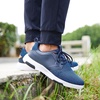 image:imageOrthoComfoot Mens Orthopedic Fashion Sneakers with Arch Support Comfortable Plantar Fasciitis Walking Shoes Casual Breathable Flat Feet Shoes for Foot and Heel Pain ReliefW2blue