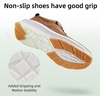 image:imageOrthoComfoot Mens Orthopedic Leather Dress Walking Shoes Comfortable Arch Support Oxfords for Plantar Fasciitis Casual Orthotic Thick Sole Sneakers for Foot and Heel Pain ReliefW2brown