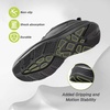 image:imageOrthoComfoot Mens Orthopedic Leather Dress Walking Shoes Comfortable Arch Support Plantar Fasciitis Flat Feet Sneakers Casual Business Work Orthotic Thick Sole Foot Heel Pain Relief OxfordsW1black