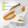 image:imageOrthoComfoot Mens Orthopedic Leather Dress Walking Shoes Comfortable Arch Support Plantar Fasciitis Flat Feet Sneakers Casual Business Work Orthotic Thick Sole Foot Heel Pain Relief OxfordsW2brown