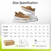 image:imageOrthoComfoot Mens Orthopedic Leather Dress Walking Shoes Comfortable Arch Support Plantar Fasciitis Flat Feet Sneakers Casual Business Work Orthotic Thick Sole Foot Heel Pain Relief OxfordsW2brown
