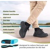 image:imageOrthoComfoot Mens Orthopedic Leather Dress Walking Shoes Comfortable Arch Support Plantar Fasciitis Flat Feet Sneakers Casual Business Work Orthotic Thick Sole Foot Heel Pain Relief OxfordsW1black