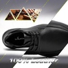 image:imageOrthoComfoot Mens Orthopedic Leather Dress Walking Shoes Comfortable Plantar Fasciitis Fashion Sneakers with Arch Support Casual Flat Feet Business Work Shoes for Foot and Heel Pain ReliefW1black