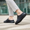 image:imageOrthoComfoot Mens Orthopedic Leather Dress Walking Shoes Comfortable Plantar Fasciitis Loafers with Arch Support for Flat Feet Casual Business Orthotic SlipOn for Foot and Heel Pain ReliefW1black
