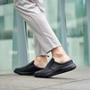 image:imageOrthoComfoot Mens Orthopedic Leather Dress Walking Shoes Comfortable Plantar Fasciitis Loafers with Arch Support for Flat Feet Casual Business Orthotic SlipOn for Foot and Heel Pain ReliefW1black