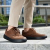 image:imageOrthoComfoot Mens Orthopedic Leather Dress Walking Shoes Comfortable Plantar Fasciitis Oxford with Arch Support Flat Feet Casual Business Work Shoes for Foot and Heel Pain ReliefW2brown