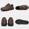 image:imageOrthoComfoot Mens Orthopedic Leather Dress Walking Shoes Comfortable Plantar Fasciitis Oxford with Arch Support Flat Feet Casual Business Work Shoes for Foot and Heel Pain ReliefW2brown
