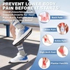 image:imageOrthoComfoot Mens Orthopedic Plantar Fasciitis Sneakers Comfortable High Arch Support Running Shoes for Walking Lightweight Casual Tennis Shoes Relief Flat Feet Heel PainW2white Blue