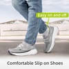 image:imageOrthoComfoot Mens Orthopedic Slip On Loafers Comfortable Arch Support Loafers for Plantar Fasciitis Orthotic Flat Feet Casual Walking Shoes for Foot and Heel Pain ReliefW3light Grey