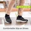 image:imageOrthoComfoot Mens Orthopedic Slip On Loafers Comfortable Arch Support Loafers for Plantar Fasciitis Orthotic Flat Feet Casual Walking Shoes for Foot and Heel Pain ReliefW2black