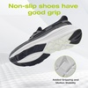 image:imageOrthoComfoot Mens Orthopedic Slip On Loafers Comfortable Arch Support Loafers for Plantar Fasciitis Orthotic Flat Feet Casual Walking Shoes for Foot and Heel Pain ReliefW2black