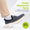 image:imageOrthoComfoot Mens Orthopedic Slip On Loafers Comfortable Arch Support Loafers for Plantar Fasciitis Orthotic Flat Feet Casual Walking Shoes for Foot and Heel Pain ReliefW1denim