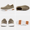 image:imageOrthoComfoot Mens Orthopedic Slip On Loafers Walking Shoes with Arch Support Suede Leather Dress SlipOns Loafers for Plantar Fasciitis Comfortable NonSlip Shoes for Foot and Heel Pain ReliefW4camel