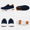 image:imageOrthoComfoot Mens Orthopedic Slip On Loafers Walking Shoes with Arch Support Suede Leather Dress SlipOns Loafers for Plantar Fasciitis Comfortable NonSlip Shoes for Foot and Heel Pain ReliefW2denim