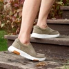 image:imageOrthoComfoot Mens Orthopedic Slip On Loafers Walking Shoes with Arch Support Suede Leather Dress SlipOns Loafers for Plantar Fasciitis Comfortable NonSlip Shoes for Foot and Heel Pain ReliefW4camel