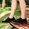 image:imageOrthoComfoot Mens Orthopedic Slip On Loafers Walking Shoes with Arch Support Suede Leather Dress SlipOns Loafers for Plantar Fasciitis Comfortable NonSlip Shoes for Foot and Heel Pain ReliefW1black