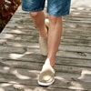 image:imageOrthoComfoot Mens Orthopedic Slip On Loafers Walking Shoes with Arch Support Suede Leather Dress SlipOns Loafers for Plantar Fasciitis Comfortable NonSlip Shoes for Foot and Heel Pain ReliefW4camel